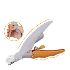 Dog Cat Pet Grooming Supplies Pet Nail Clipper LED Light Emitting Magnifiable Special Nail Clipper Multi Function Nail Trimmer