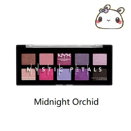 Ten-color Eyeshadow Palette Mystic Petals Midnight Orchid Dark Mystic