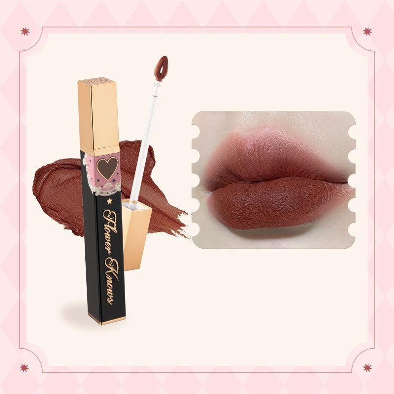 Flower Know Lipstick Circus Dry Rose Color Students