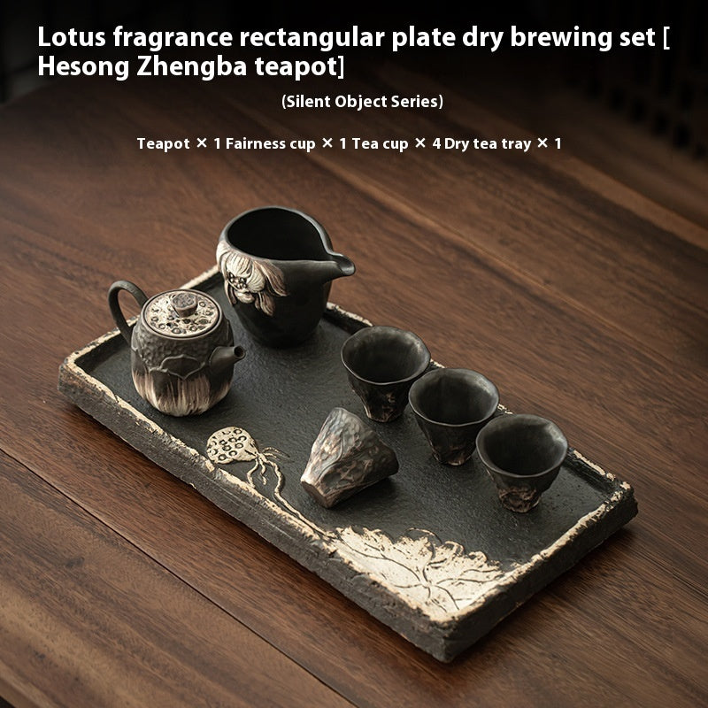 Retro Simple Kung Fu Coarse Pottery Tea Set