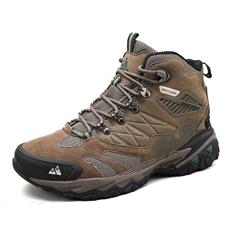 Outdoor Leisure Sports High-top Waterproof Non-slip Men's Hiking Shoes