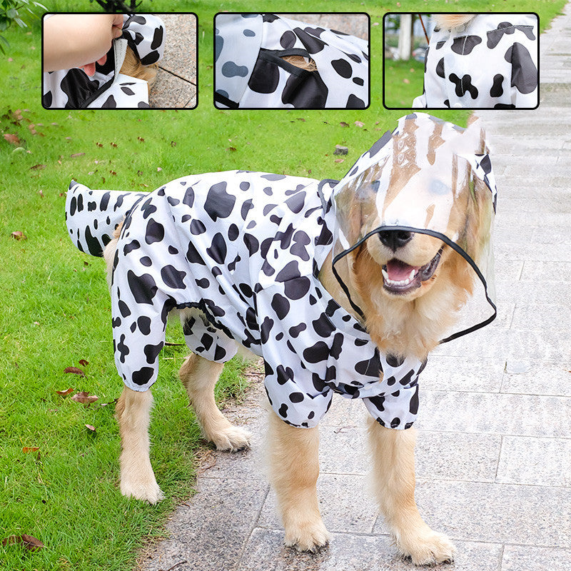 Raincoat All-inclusive Four-legged Pet Transformation Suit