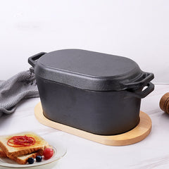 Cast Iron Uncoated Toast Cake Bread Mold Baking