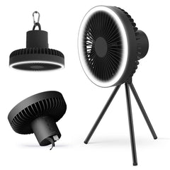 Hanging Dual-purpose Tripod Outdoor Fan Light USB Camping Tent Portable Small Ceiling Fan Camping Fan