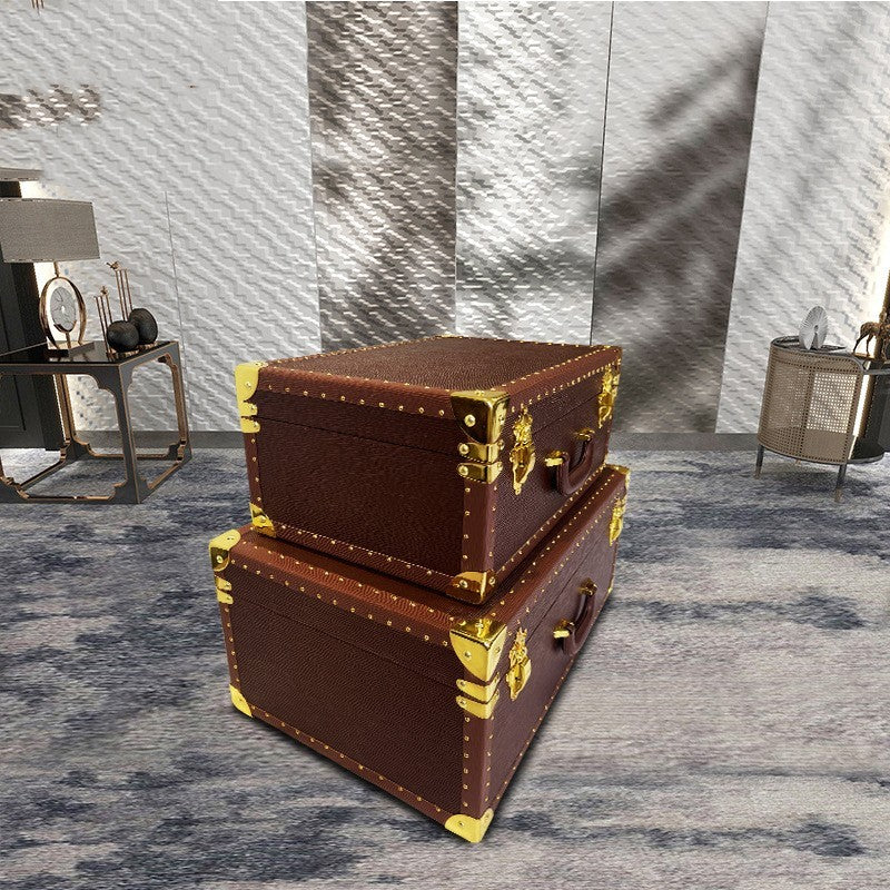 Retro Storage Box Portable Props European Decoration