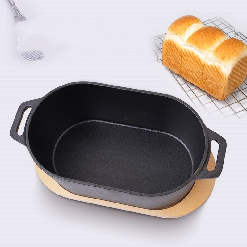 Cast Iron Uncoated Toast Cake Bread Mold Baking