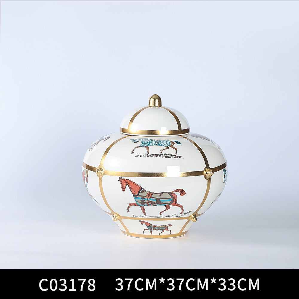 Creative New Chinese Retro Ceramic Pot