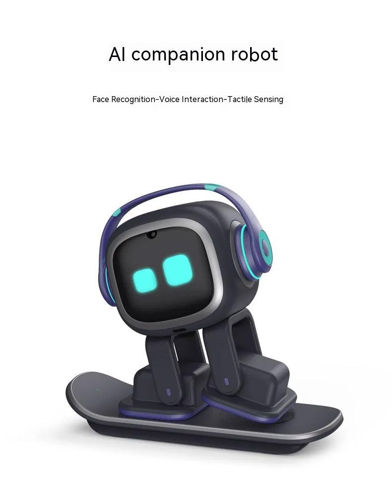 Robot Toy Desktop Voice Recognition Emotion Ai Communication Intelligent Children Accompany Interactive Electronic Pet