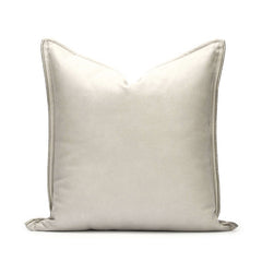 Natural Style Coffee Color Splicing Pu Leather Sofa Pillow