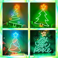 Christmas Style Neon Atmosphere Decoration