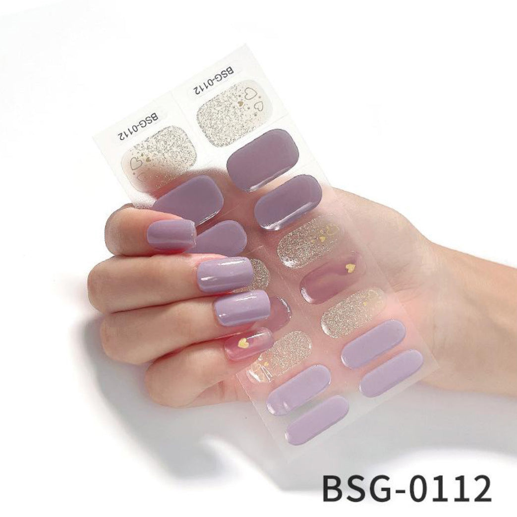 Ice Transparent Phototherapy Nail Gel Patch