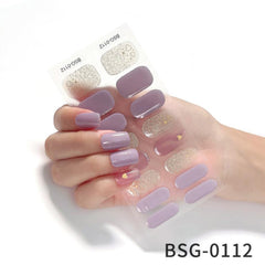 Ice Transparent Phototherapy Nail Gel Patch