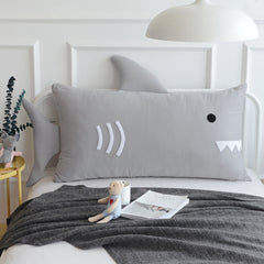 Simple Cartoon With Square Back Bedside Cushion