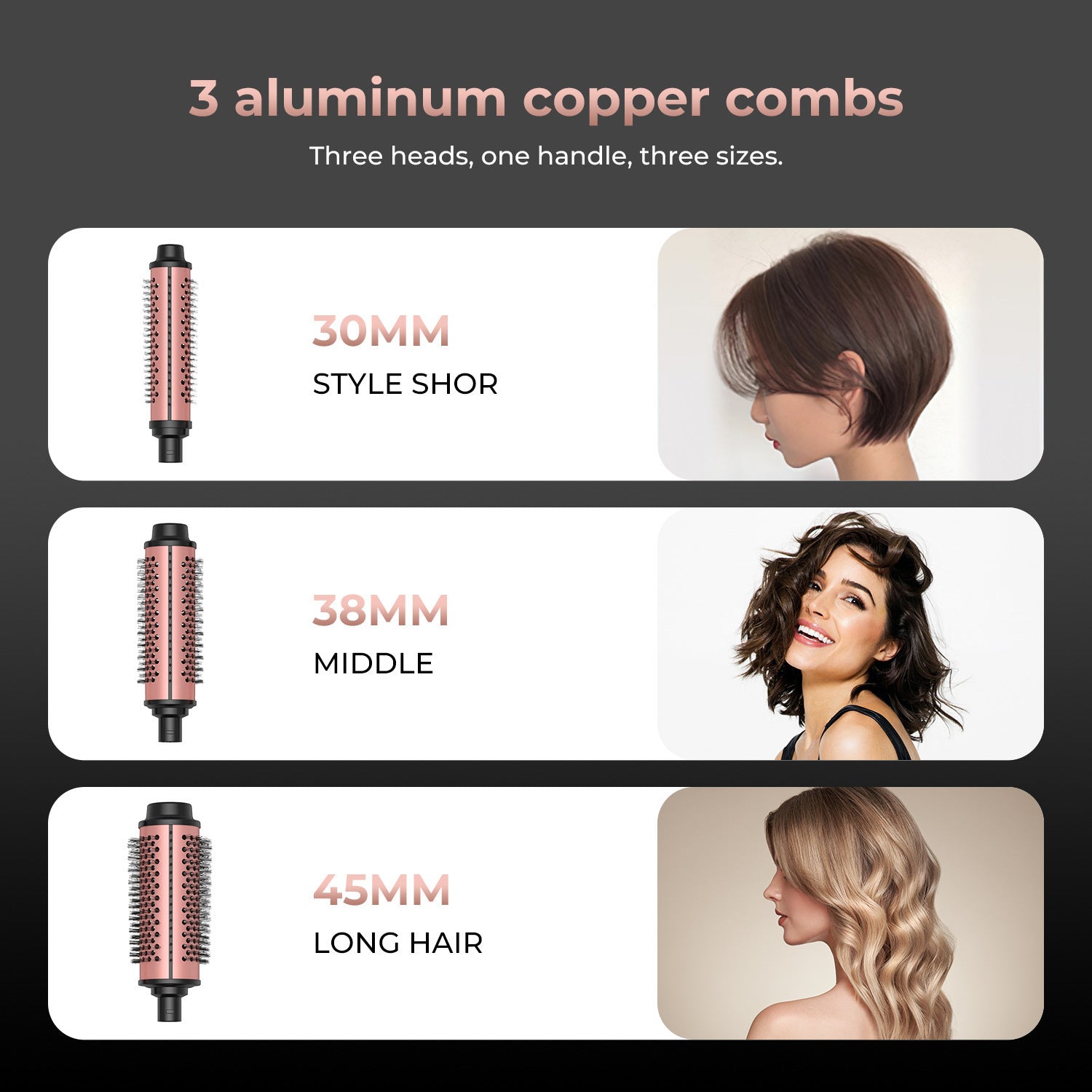 Household Hair Curler Anion Straight Comb