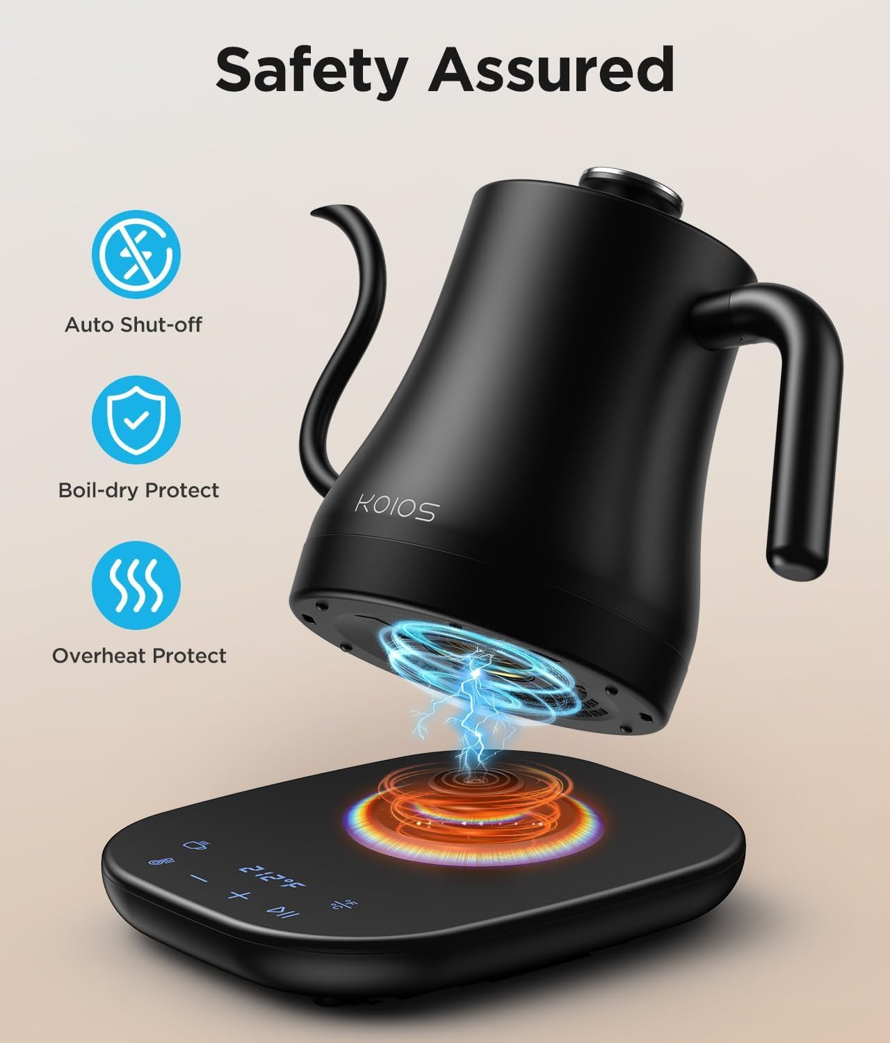 Gooseneck Electric Kettle With Temperature Control