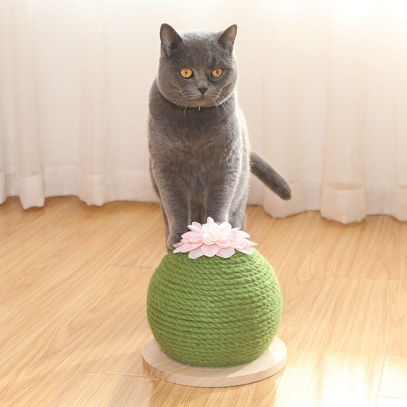 Cat Scratching Board Cat Toy To Relieve Boredom Without Swarfing Vertical Wear-resistant Cat Scratching Ball