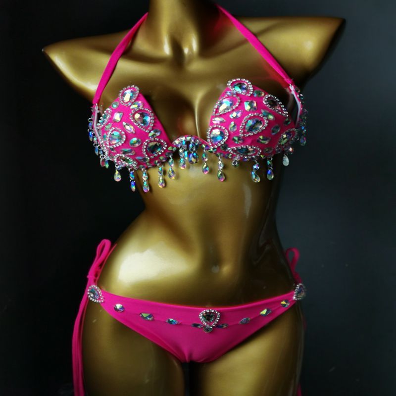 Ladies New Seam Diamond Bikini