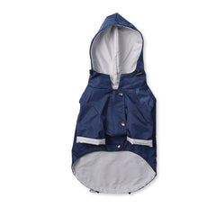 Windproof British Retro Padded Dog Raincoat