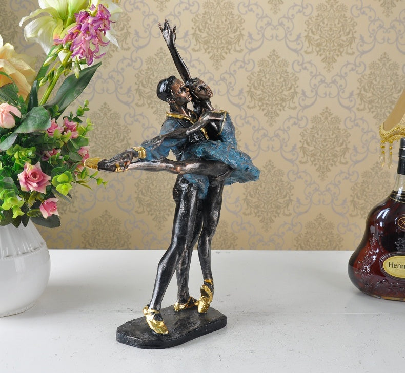 Resin Ballerina Decoration Craft Living Room