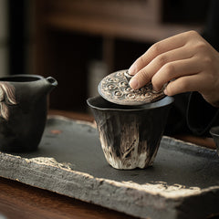 Retro Simple Kung Fu Coarse Pottery Tea Set