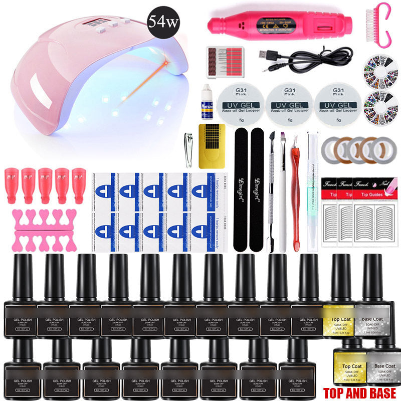 A Complete Set Of Nail Tools For Beginners