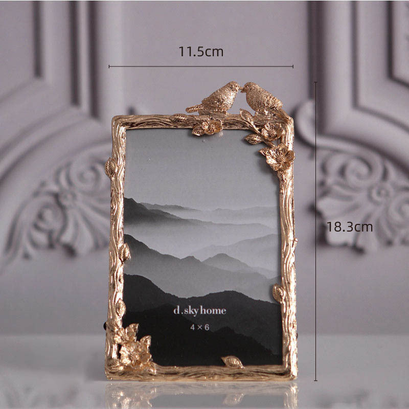 Modern Light Luxury Alloy Home Textile Home Decoration Art Photo Frame