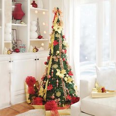 Decorative Foldable Colorful Spiral Christmas Tree