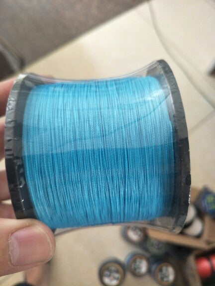 Strong pull fishing line