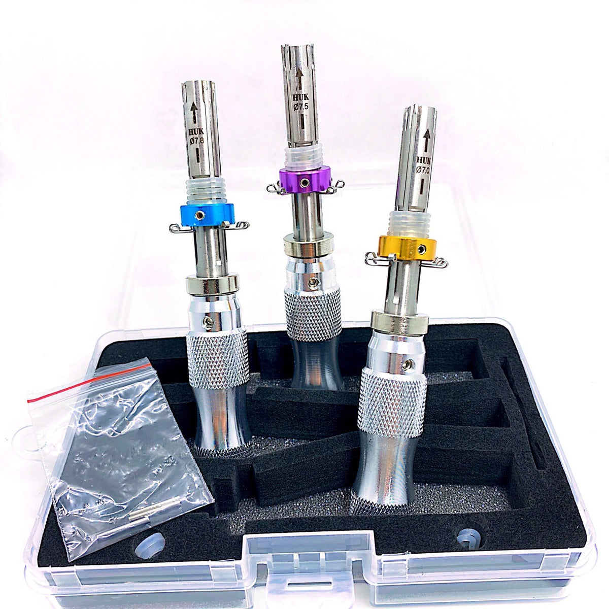 Plum Screwdriver Maker Lock Tool Equipment 7.00mm 7.5mm 7.8 Mm Steel Three-piece Set