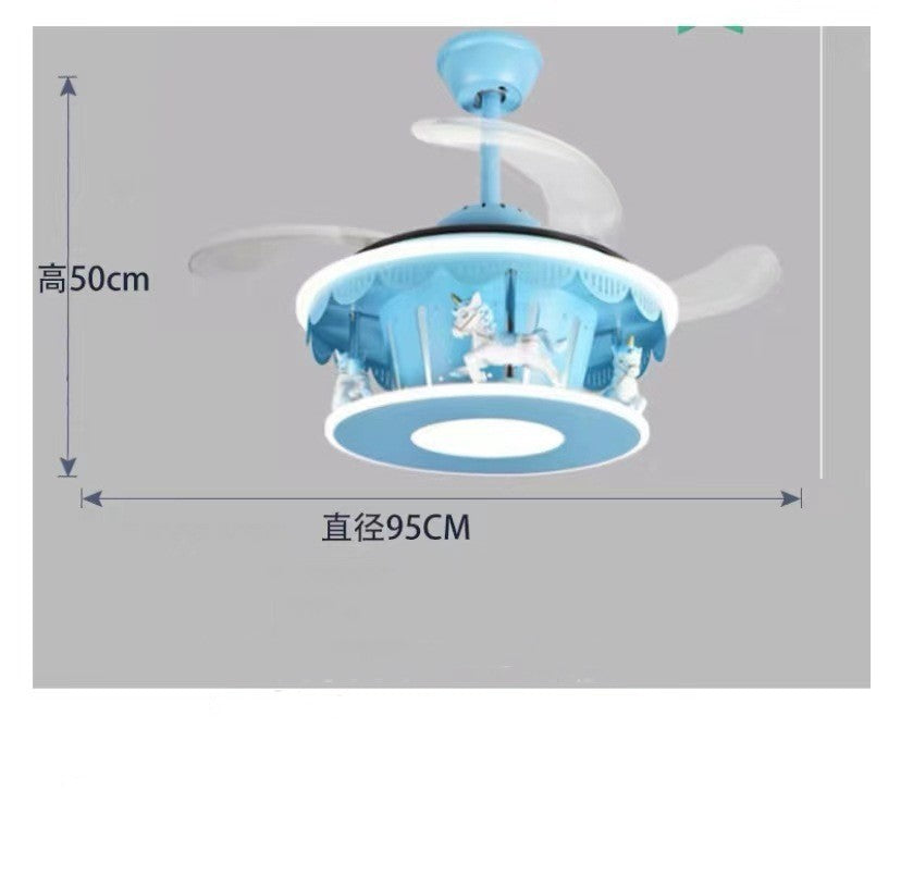 Children's Bedroom Light Rotating Girl's Room Overhead Light