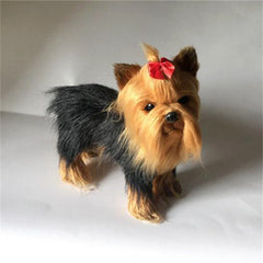 Simulation Animal Ornaments Plush Toys In Dog Shape