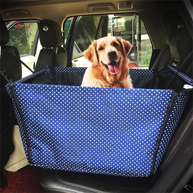 Travel Portable Foldable Car Hammock. Wateproof and Safe Car Seat For Your Dog