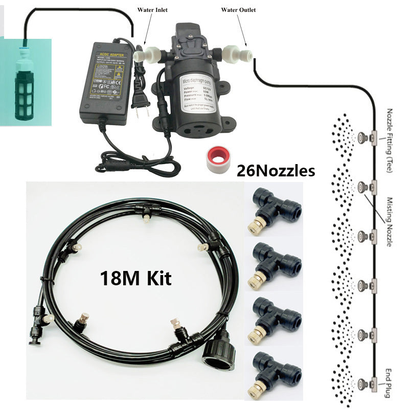 Sprayer of external pump atomizing spray system