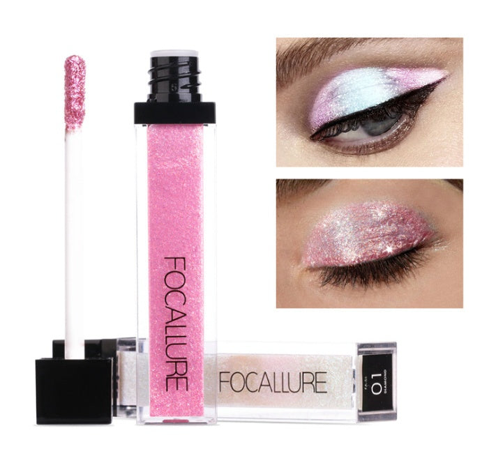 Liquid sequin monochrome eyeshadow