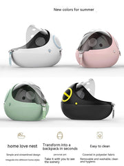 Breathable Egg Shell Cat Nest Pet Transparent Space Capsule Out Portable Backpack