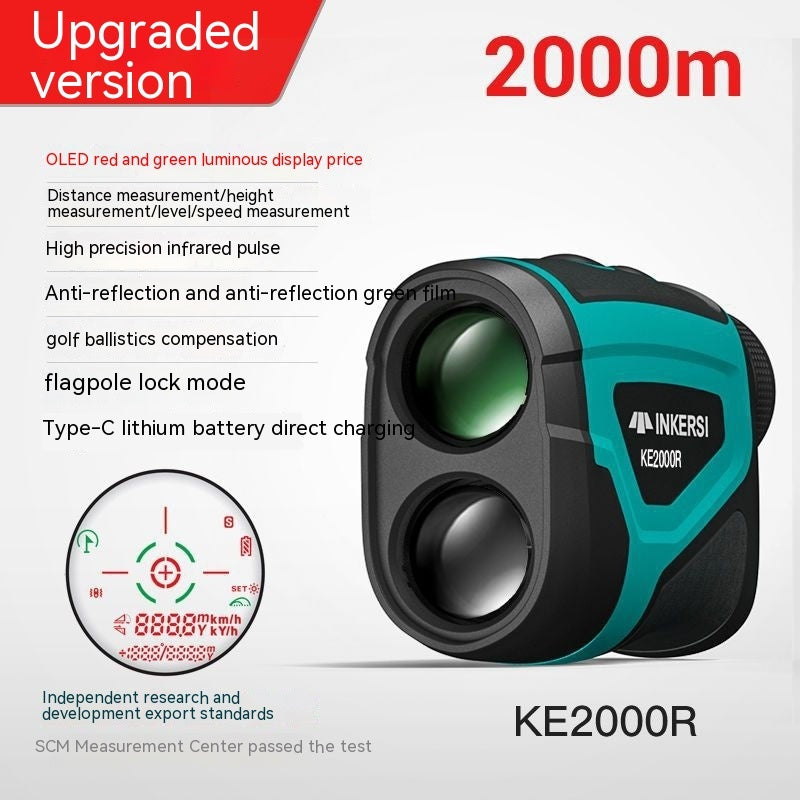 Rechargeable Portable Telescope Laser Infrared Golf Ranging