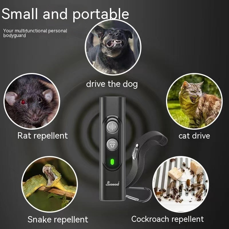 High Power Portable Ultrasonic Dog Repellent Device