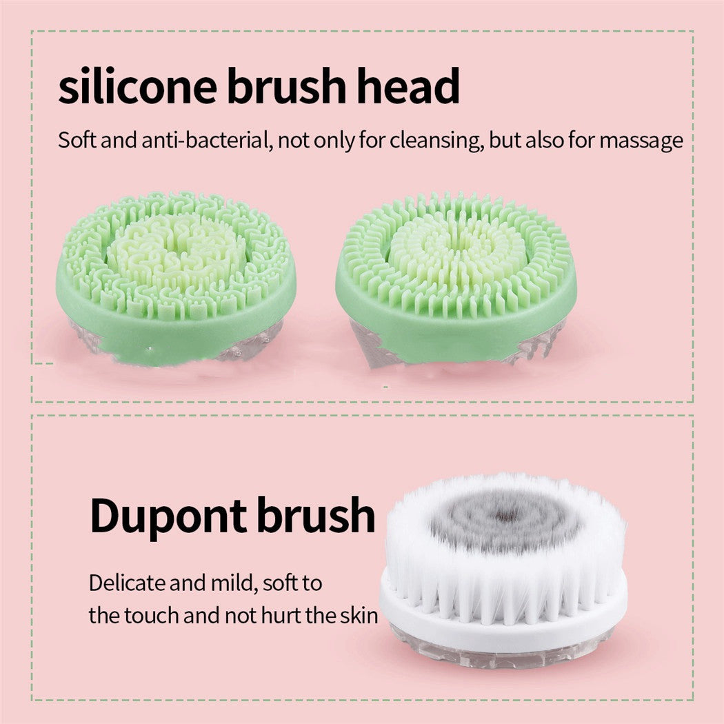 3-in-1 Multifunctional Silicone Face Neck Eye And Other Skin SPA Cleaning Massage Makeup Remover Facial Cleansing Instrument MR443