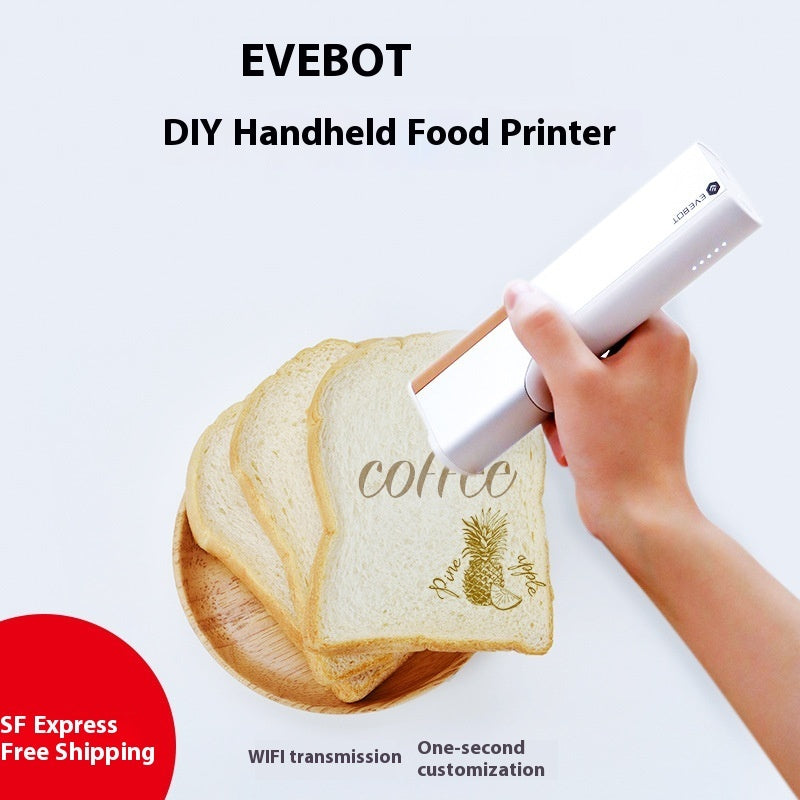 Creative Minimalist Portable Handheld Food Printer