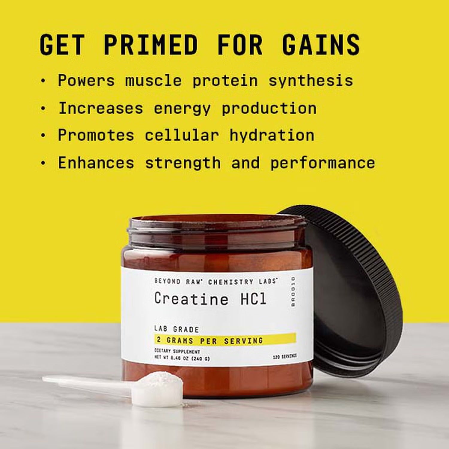 Chemistry Labs™ Creatine HCl (120 Servings)