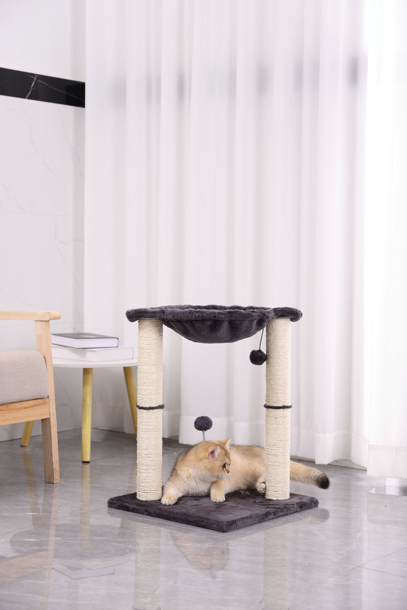 Integrated Cat Scratching Pillar Toy With Nest