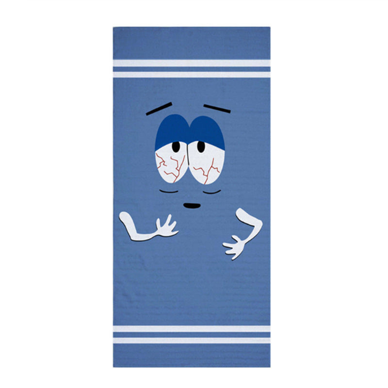 Funny Towelie Big Lounger Beach Towel Travel Bath Towels Se