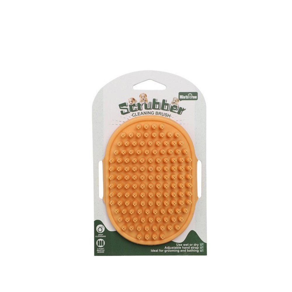 Dog Bath Brush Dog Grooming Brush, Pet Shampoo Bath Brush Soothing Massage Rubber Comb Silicone Grooming And Shedding Brush For Dogs Cats