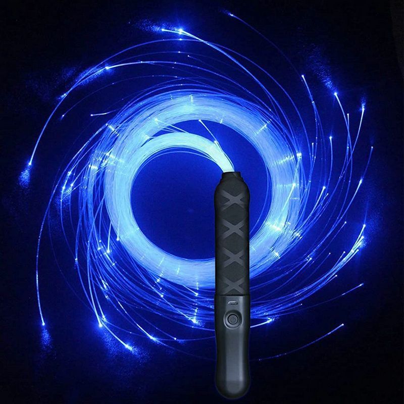 LED Flashing Whip Bar Atmosphere Optical Fiber Props