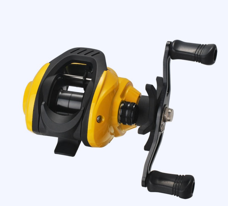 Small Yellow Water Drop Wheel Luya Wheel Fishing Reel Lei Qiang Hit Black Micro-object Modification Wheel