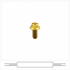 EFsolid Titanium Alloy Flange Head Screw Head Floor Empty Motorcycle Modified Screw