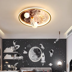 Astronaut Ceiling Light Modern Creative Art