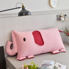 Simple Cartoon With Square Back Bedside Cushion