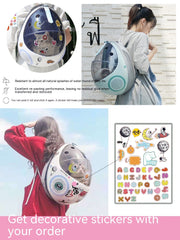 Breathable Egg Shell Cat Nest Pet Transparent Space Capsule Out Portable Backpack