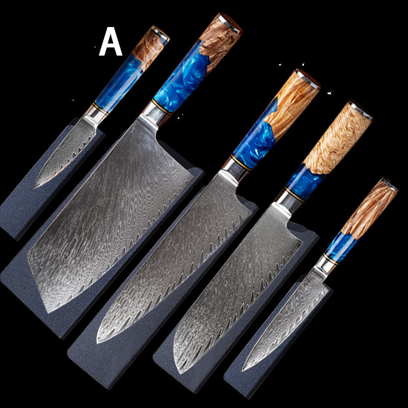 Damascus Restaurant Commercial Professional Kitchen Knife Set